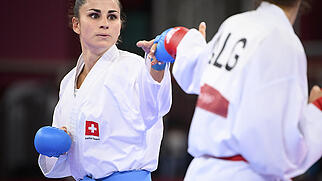 Elena Quirici (links) muss den Traum von einer olympischen Medaille begraben