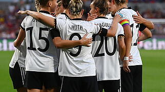 De Deutschen freuen sich über den Vorstoss in die EM-Halbfinals