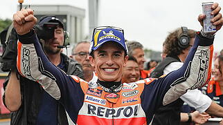 Der sechsfache MotoGP-Champion Marc Marquez konnte seine Freude über seine erste Pole-Position seit 2019 nicht verbergen