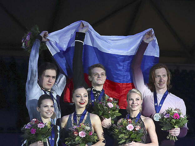 Die russischen Paarläufer waren in Graz eine Klasse für sich