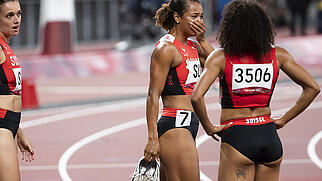 Für die Schweizer 4x100-m-Staffel gibt es im Final bittere Tränen statt einer Olympia-Medaille