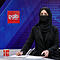 Die Fernsehmoderatorin Khatereh Ahmadi trägt eine Gesichtsbedeckung, während sie die Nachrichten auf TOLO NEWS verliest. Auf Anweisung der Taliban sind Frauen im afghanischen Fernsehen künftig nur noch in Vollverschleierung zu sehen. Foto: Ebrahim Noroozi/AP/dpa